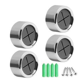 Self-Adhesive Towel Holder Hooks Round Wall Mount for Bathroom Kitchen Home