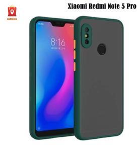 For Xiaomi Redmi Note 5 Pro Luxury Translucent Smoky Matte Cover (Shockproof And Anti-Drop Protection) Frosted Case