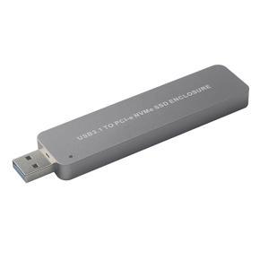 M.2 NVME to USB 3.0 Adapter M2 NGFF PCIE SSD Adapter Card Portable Hard Drive Enclosure Plug & Play