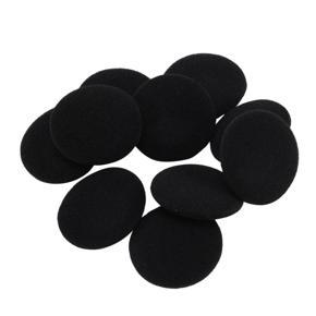 Cover for headphones-30 x sponges ear cover cushion for headphone-Black