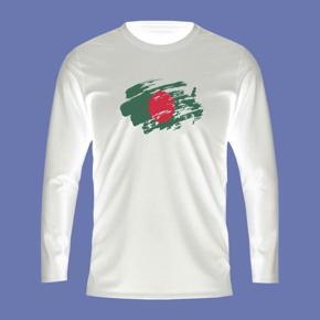 Plag 2 White long Sleeve T-Shirt For Men