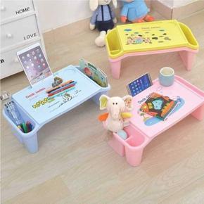 Children Study Table With Storage Laptop Desk For Kids Snack Table Storage Box, Writing Plastic Table - Multicolor