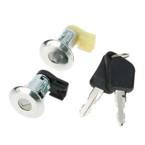 Pair of Front Door Lock ba-rrels Set with Keys for Peugeot 106 MK2 1997-2004 205 405