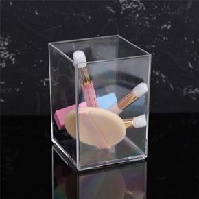 Cosmetic Storage Box Transparent Acrylic Packaging Box Office Desk Storage Decoration Plastic Pot Jewelry Storage Container
