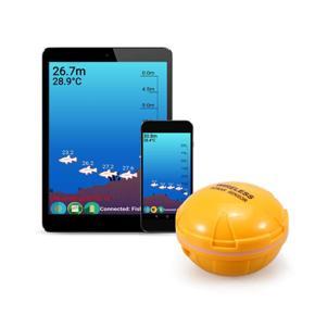 Portable 36M/118ft Depth Wireles-s Remote Fish Finder Sonar Sensor Sea Lake Fish Detector Echo Sounder for iOS Android