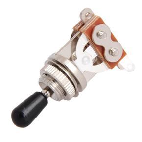 Electric Guitar Toggle Switch 3 Way in Black (Rhythm Treble) & Solid Knob Shaft Box Style Les Paul Sg beige Tip