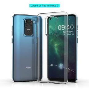 Soft Silicon Transparent Case Back Cover FOR Xiaomi Redmi note 9