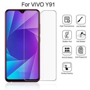 Vivo Y91C Tempered Glass screen Protector 2.5D-Transparent