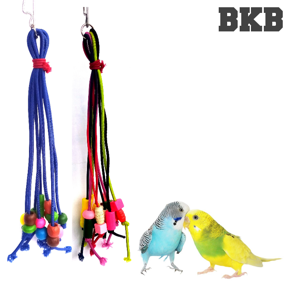 Bird Cradle Toy ladder swing toy bird cage accessories elastic rope