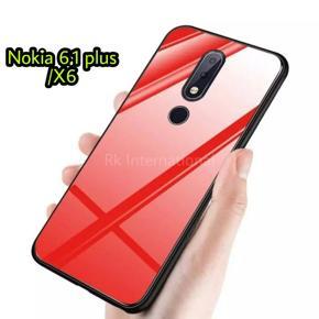 Glass Case back cover FOR Nokia 6.1plus/X6