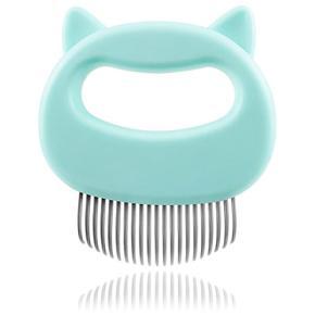 Pet Lice Comb, Cat and Dog Hair Removal Comb, Cat Ear Shell Comb, Pet Comb, Supplies 9X10cm (Random Color)