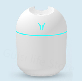 250ML Mini Air Humidifier Aroma Essential Oil Diffuser White For Home Car USB Ultrasonic Mist Maker with LED Night Lamp Diffuser