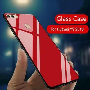 Glass Case back cover for Huawei Y9 2018