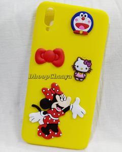 VIVO Y91C - Hello Kitty High Quality 3D Rubber Made Cute Cartoon Lovely Unique Design Soft Ladies Cover