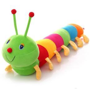 Oversized Cute Colorful Caterpillar Pillow Caterpillar Plush T-oy Cushion Children's Doll
