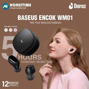 Baseus Encok WM01 TWS True Wireless Earbuds | 12 Months Replacement Warranty by Honestime