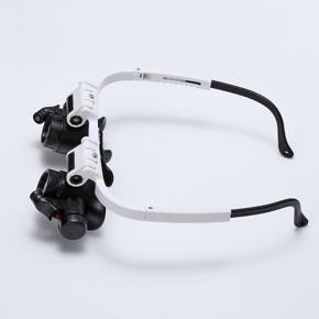 8x 15x 23x Double Eye Loupe Head Wearing Repair Jeweler Watch Clock Magnifier Illuminated Magnifying Glass with LED Light