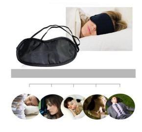 Pair of 2 Sleeping Mask Eye Cover Bandage Breathable Adjustable Soft Blindfold Eyepatch Headband Night Mask For Sleep