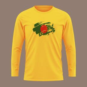 Plag 2 Yellow  long Sleeve T-Shirt For Men