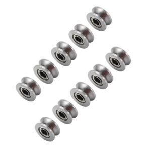 1.8mm deep U groove 10pcs Ball Bearing Profational Double Shielded Groove Carbon Steel for Home