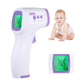 Non-contact Infrared Thermometer High Precision LCD Digital IR Thermometer Forehead Thermometer Body/Object Dual Mode Temperature Meter Body Temperature Measurement Gauge for Baby Adult