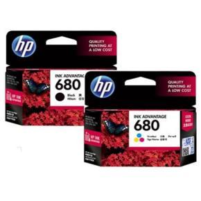 HP 680 Black & Tri Color Ink Advantage Cartridge (Set)