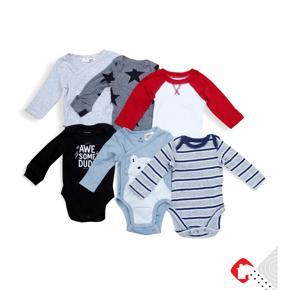 1 Pcs Assorted Baby Romper Full Sleeve _ Cotton Made & Premium Quality ( Color as per Stock)
