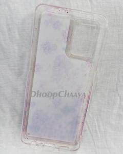 OPPO F19 / OPPO A74 4G - Unique Design Liquid 3D Glitter Floating Soft TPU Clear Case Cover