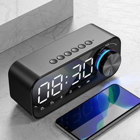 Multi-function Bluetooth Speaker Alarm Clock Wireless Mini Desktop Luminous Speaker