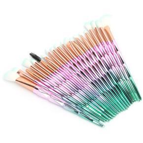 20pcs Facial Makeup Brush Set Eyeshadow Blusher Powder