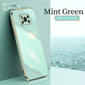 6D Plating Soft Case Lens Protector Square Frame Silicone Glossy case for Xiaomi Redmi Poco X3 Pro/Poco X3/Poco X3 Nfc