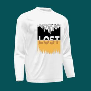 Lost Music  White long Sleeve T-Shirt