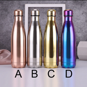 Unique stainless steel water bottle, floral design stainless still water bottle, Gym Shaker Drink Bottle, water pot, water bottle,portable waterbottle, beautiful water bottle, Portable 500ml Double Wa