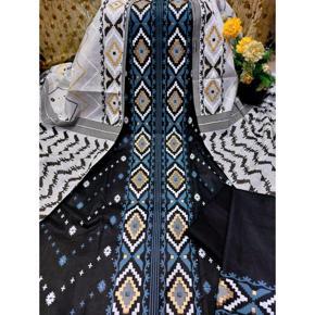 New Fashionable Unstiched Screen Printed Three Piece For Women ( 3 piece ) - Dress For Girls - 3 Pice Dress - Three Piece