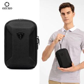 OZUKO New Mini Messenger Bag Casual Men's Hand Bag Hard Shell Single Shoulder Bag