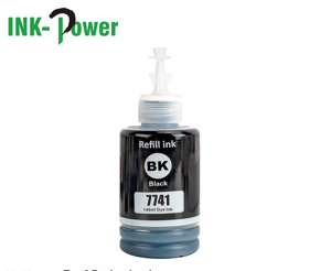 INK-POWER 774 T774 T7741 Premium Compatible Black 140ML Compatible Bulk Bottle Water Based Refill Eco Ink for Epson Printer/ 140ML Epson Ink - Epson T774 - Pigment Ink is Used in Epson M100, M200, M20