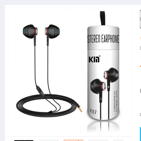 KM K97 Headphones Gaming Stereo Headset In-Ear Headphones - Earphone