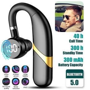 X9S Earhook Bluetooth 5.0 Earphone IPX7 Waterproof Mini Wireless Earpieces Handsfree Business Noise Reduction Headset for Phone