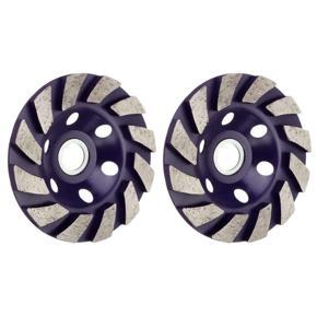 ARELENE 2X 100mm Diamond Grinding Wheel Disc Bowl Shape Grinding Cup Concrete Granite Stone Ceramic Cutting Disc Power Tool