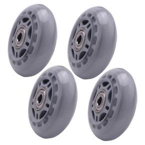 4X Skating Shoes 608ZZ Bearing Inline Skate Wheel Clear Gray