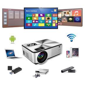CHEERLUX C9 HD PROJECTOR 2800 LUMENS With Built-In TV