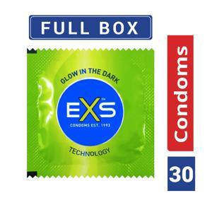 EXS - Glow In The Dark Condom - Full Box - 3x10=30pcs (Made in UK)