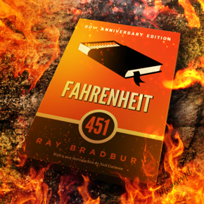 Fahrenheit 451 by Ray Bradbury -Paperback