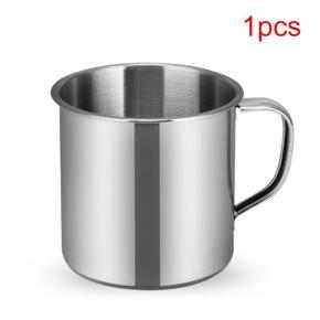6pcs Outdoor Camping Hiking Tea Mug Cup Stainless Steel Coffee Cup