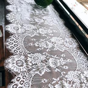 36x300cm Floral Lace Table Runner Tablecloth Chair Sash Wedding Party Decoration