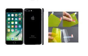 Apple iPhone 7 Plus Crystal Clear Back Skin (Gel Poly not Glass) 3D Real Transparent Skin Glossy Finish