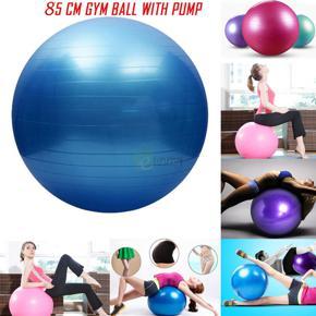 85CM Antiburst Exercise Gym ball with air pump, yoga ball ,exercise ball, 85cm ball
