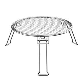3 Legs Design Thickened Foldable Folding Campfire Grill BBQ Grate Portable for Camping Outdoor Cooking Having Picnic