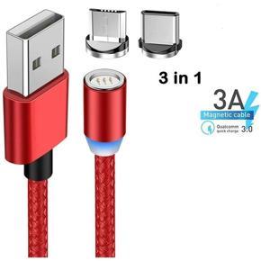 2 in1 X-CABLES X-Cable Metal Magnetic Cable Charging( micro plus type-c) )