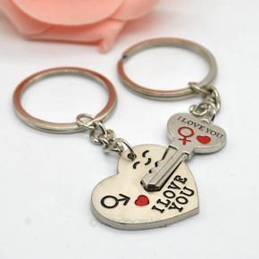 I Love You Couple Key Ring